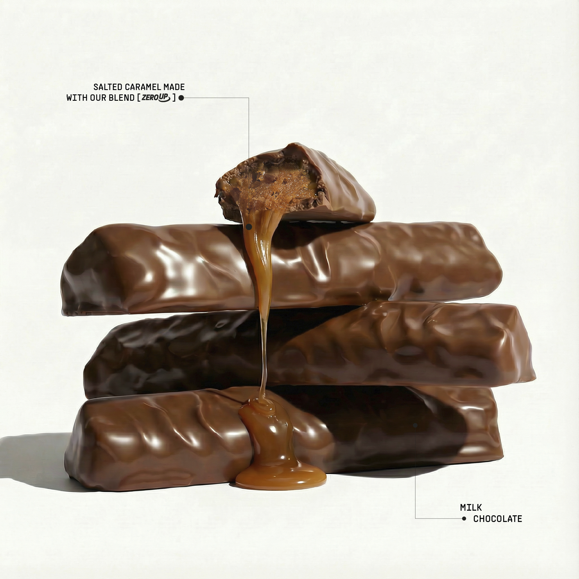 Milk Choco Caramel Crunch Bar (20 units)