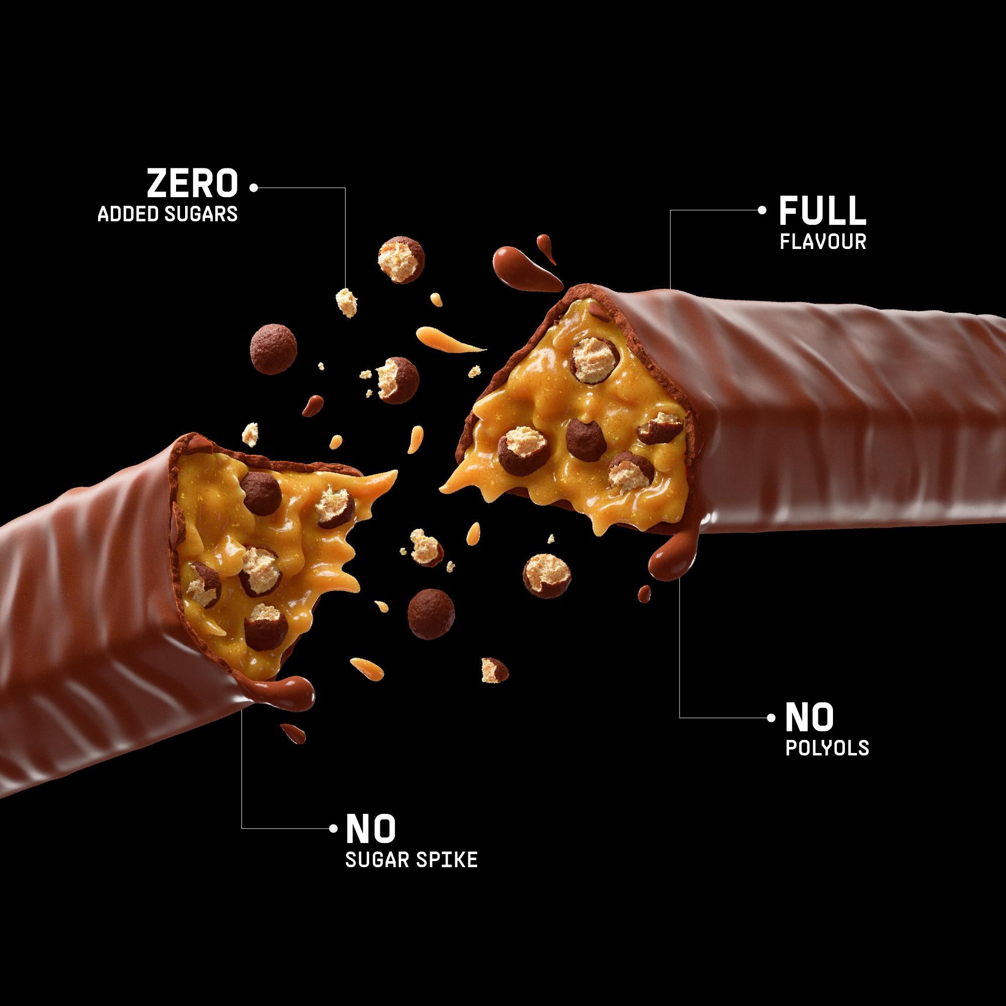 Milk Choco Caramel Crunch Bar (20 units)