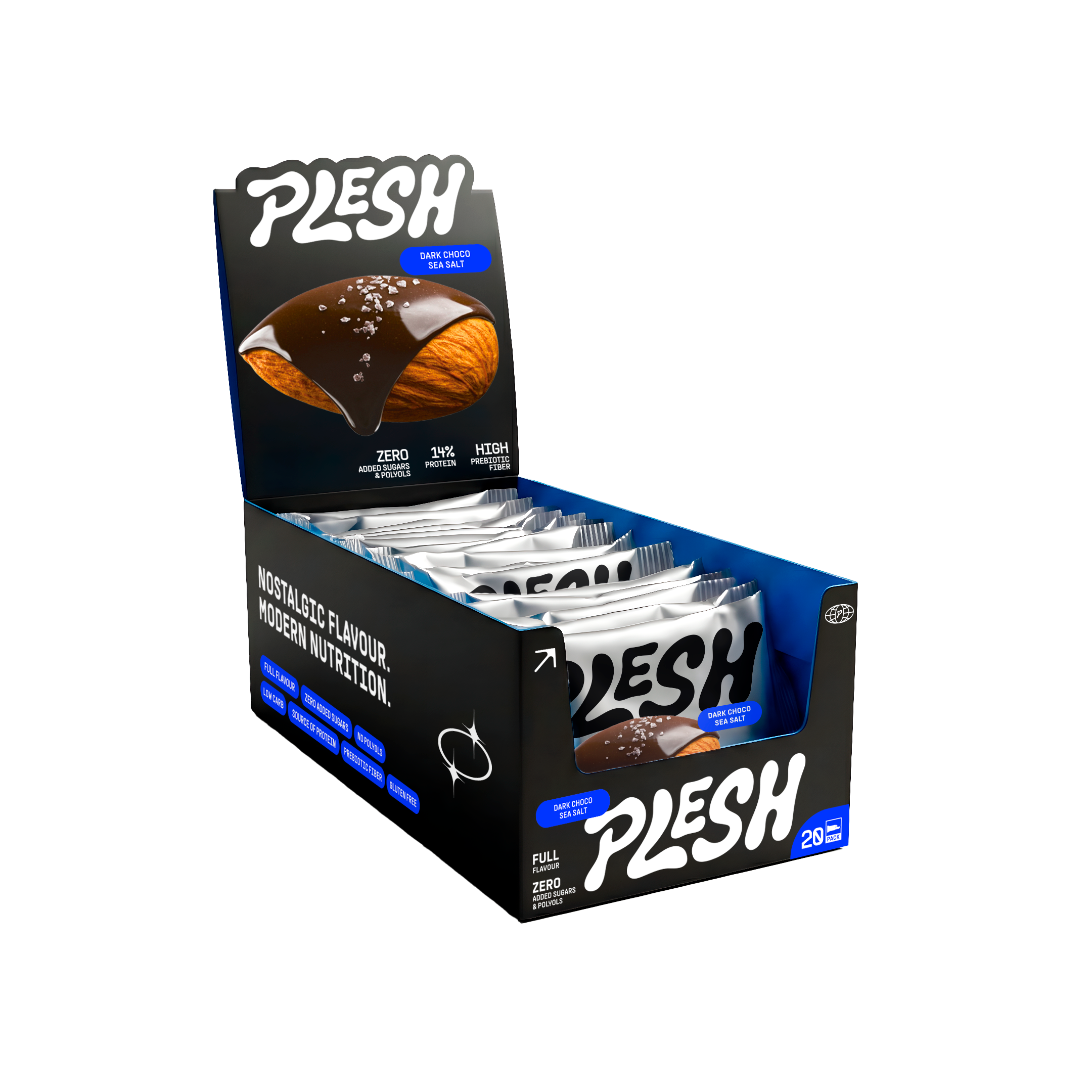 Dark Choco Sea Salt Caja 20 uds B2B (10% IVA Incluido)